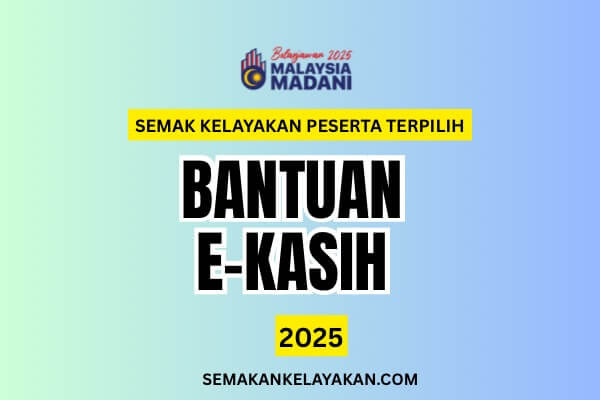 Paparan semakan status bantuan e kasih 2025 semak melalui portal rasmi MyKasih secara online